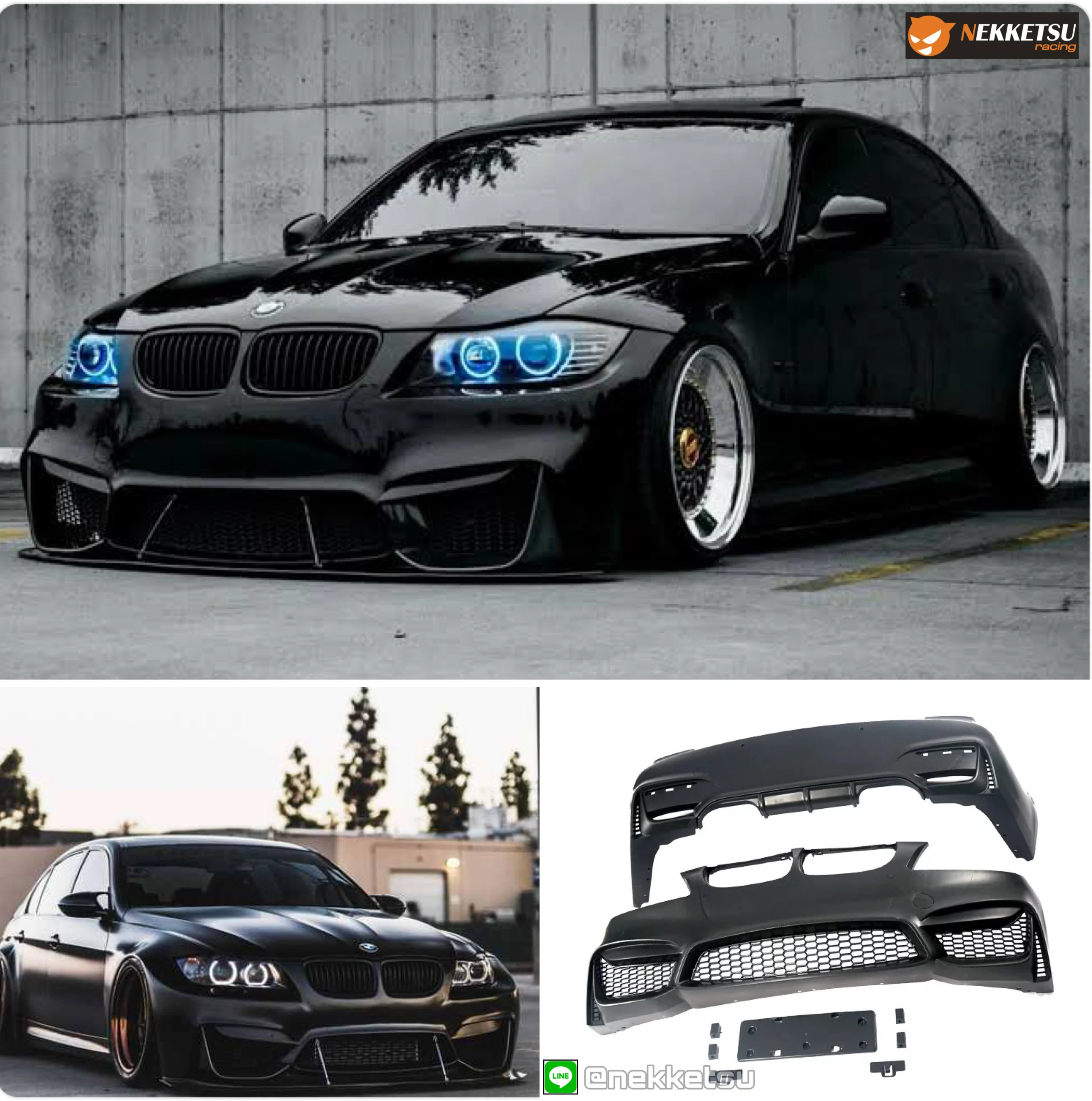 ชุดแต่ง BMW Series3 E90 2005 2010 E90 Lci M4