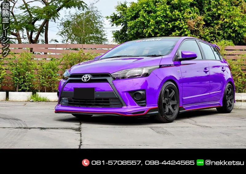 รูปชุดแต่ง ชุดแต่ง Toyota Yaris 14 16 RedLine ภาพที่ 1