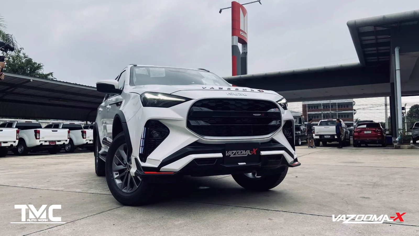 ชุดแต่ง Isuzu Mu X 2020 2025 Vazooma X 2024