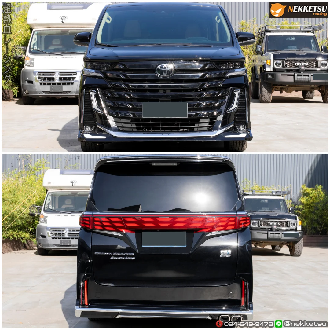 รูปชุดแต่ง ชุดแต่ง TOYOTA Vellfire30 2018 2022 แปลงหน้า Vellfire 40 ภาพที่ 3