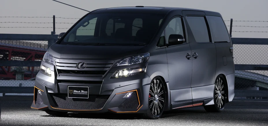 ชุดแต่ง TOYOTA VELLFIRE WALD Japan สปอร์ตไลน์ แบล็กไบซัน เอดิชัน ภาพ 9
