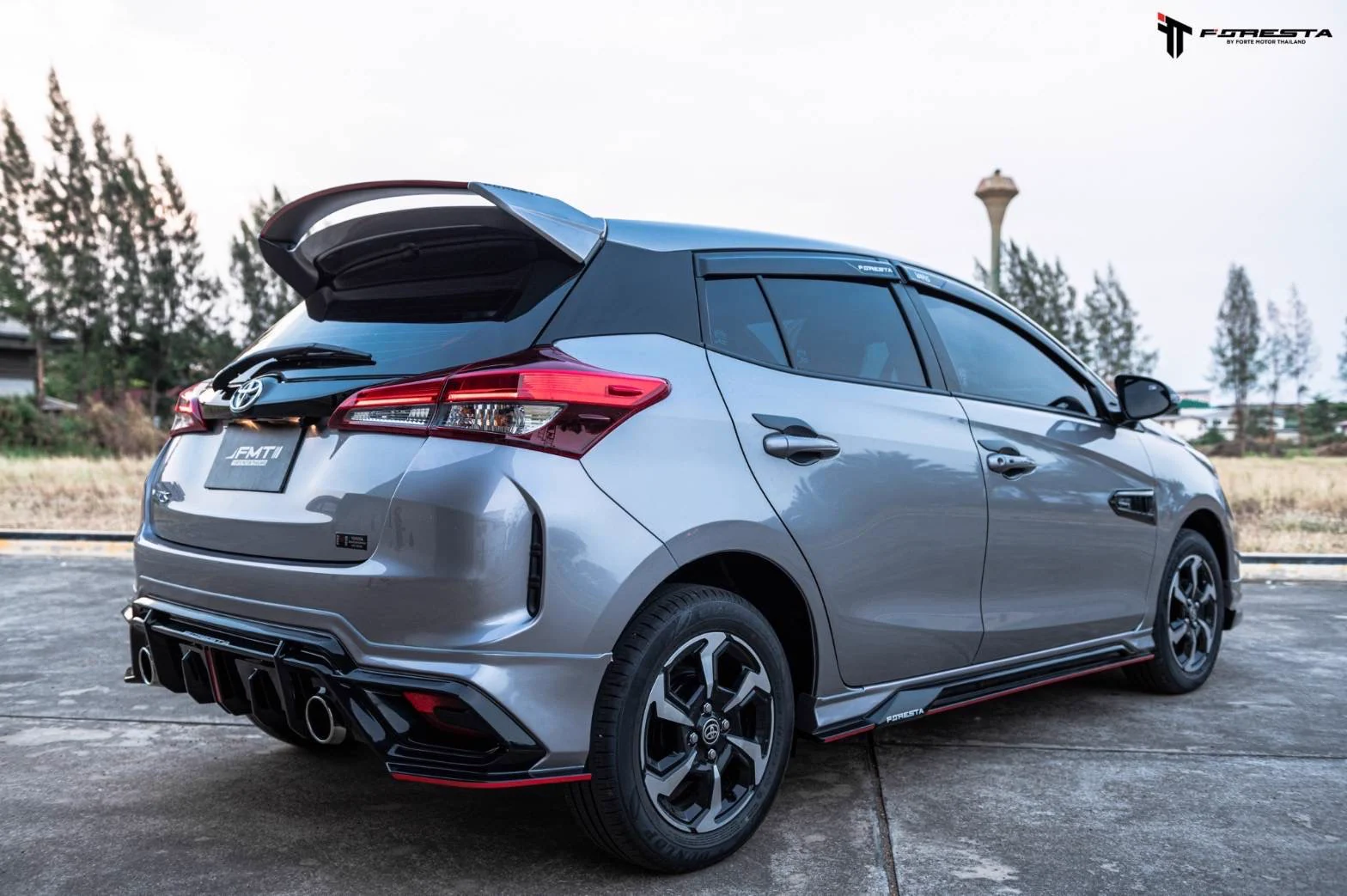ชุดแต่ง Toyota Yaris Ativ 24 26 Drive68 5ประตู