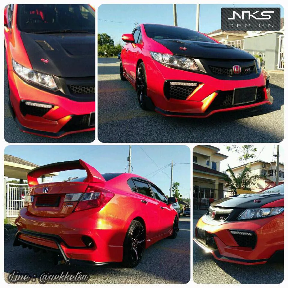 รูปชุดแต่ง ชุดแต่ง Honda Civic FB 12 15 Type X ภาพที่ 24