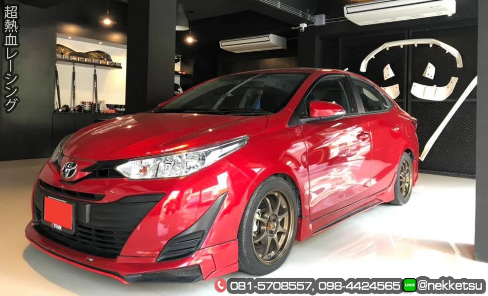 รูปชุดแต่ง ชุดแต่ง TOYOTA Yaris Ativ 17 19 RedLine 4 Door ภาพที่ 3