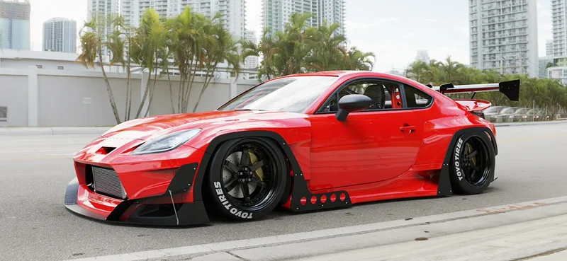 ชุดแต่งไวด์บอดี้ V1.5 Complete Wide Body Aero Kit - BRZ [ ZD-8 ] / GR86 + No Wings [Add wing options separately below] Pandem ภาพสินค้าที่เลือก
