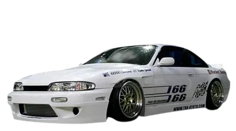 ชุดแต่งไวด์บอดี้ - V1.0 NISSAN Silvia [S14] + สปอยเลอร์ทรง Duck Tail Rocket Bunny Racing ภาพสินค้า 1
