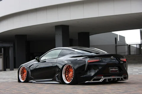 แผงข้างท้ายทรงช่องลม JOB DESIGN GUNs STYLE Stance Generation สำหรับ LEXUS LC 500 ภาพสินค้าที่เลือก