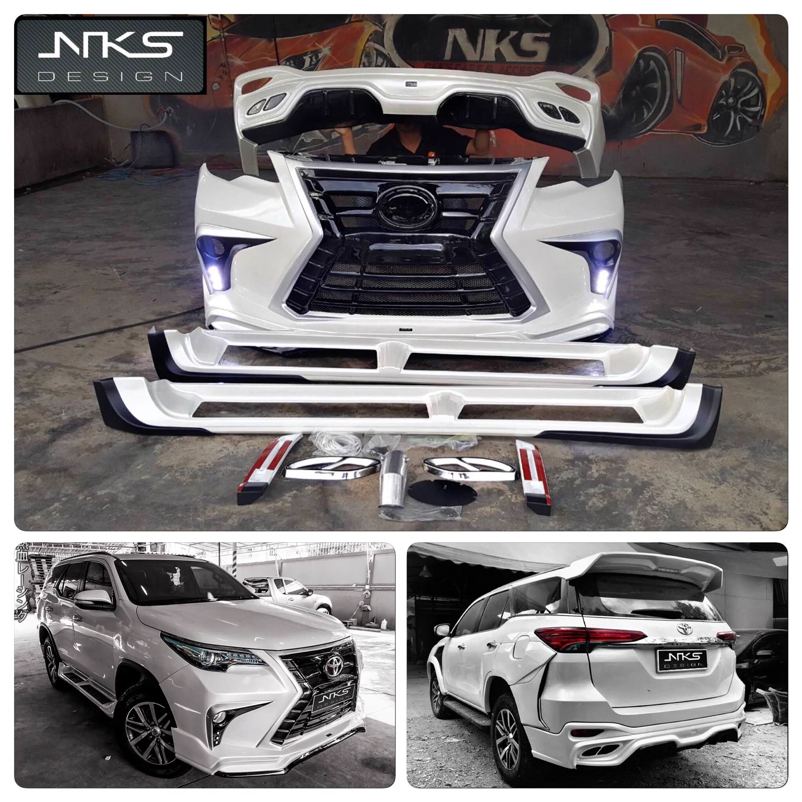 รูปชุดแต่ง ชุดแต่ง Toyota Fortuner 2015 2019 NKS V.1 ภาพที่ 13