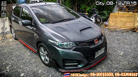 ฝากระโปรงหน้า City 2008–2013 ทรง Type R15 — ภาพรายละเอียดสินค้า 4
