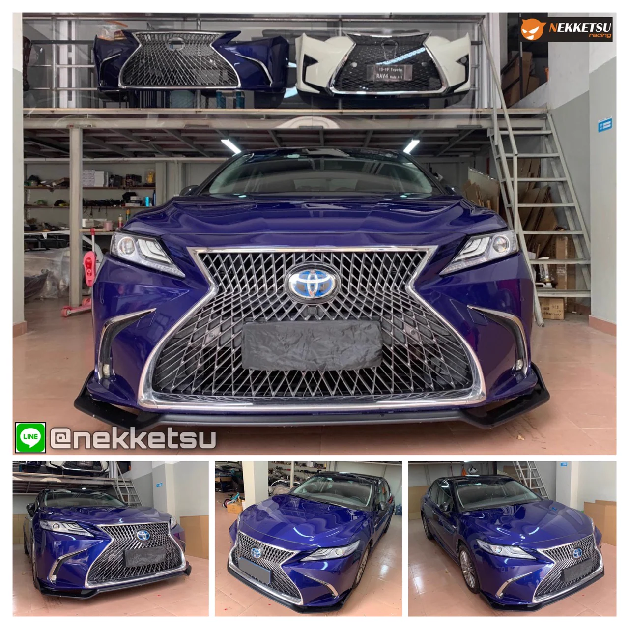 รูปชุดแต่ง ชุดแต่ง Toyota Camry 2018 2024 Lexus V.2 LS ภาพที่ 13