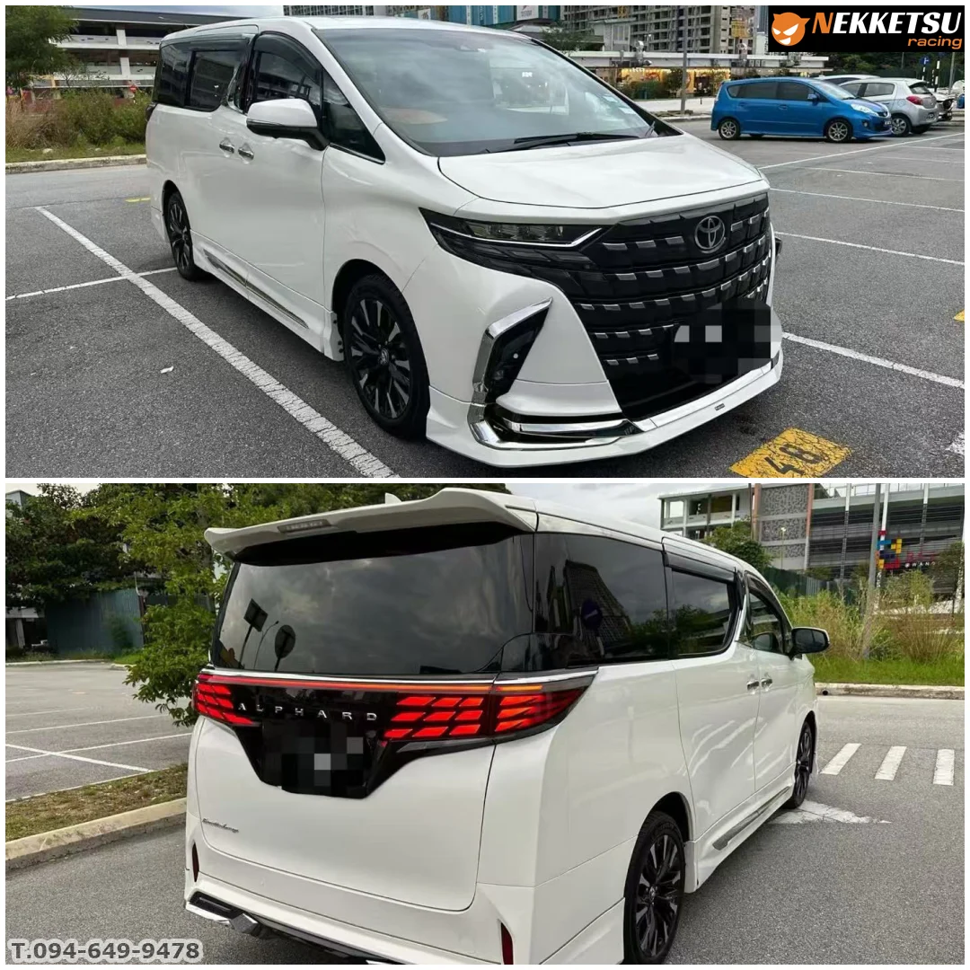 รูปชุดแต่ง ชุดแต่ง TOYOTA Alphard AH30 2018 2021 แปลงหน้า A40 2025 ภาพที่ 2