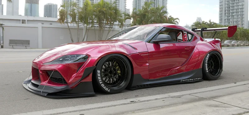 คานาร์ดหน้า (ชิ้นแยก) - V1.5 TOYOTA GR Supra A90 / A91 Pandem ภาพสินค้าที่เลือก