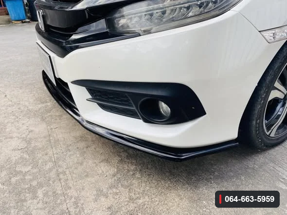 ลิ้นต่อกันชนหน้า Honda Civic FC ภาพประกอบชิ้นส่วนที่ผู้ขายแสดง