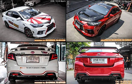 ฝากระโปรงหน้า VIOS 2013–2016 ทรง I.S Sport — ภาพรายละเอียดสินค้า 3