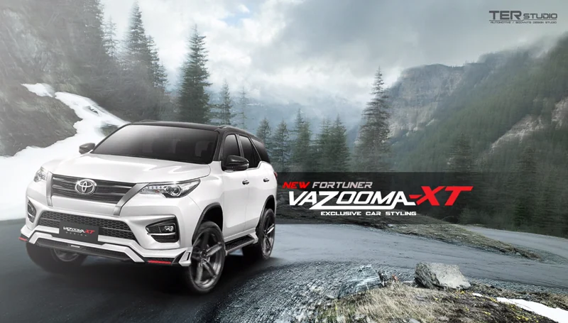 รูปชุดแต่ง ชุดแต่ง Toyota Fortuner 2015 2019 Vazooma XT TRD ภาพที่ 1