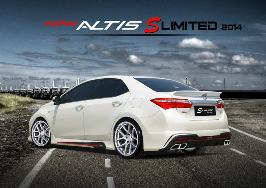 รูปชุดแต่ง ชุดแต่ง TOYOTA Altis 2014 2018 SLimited ภาพที่ 2