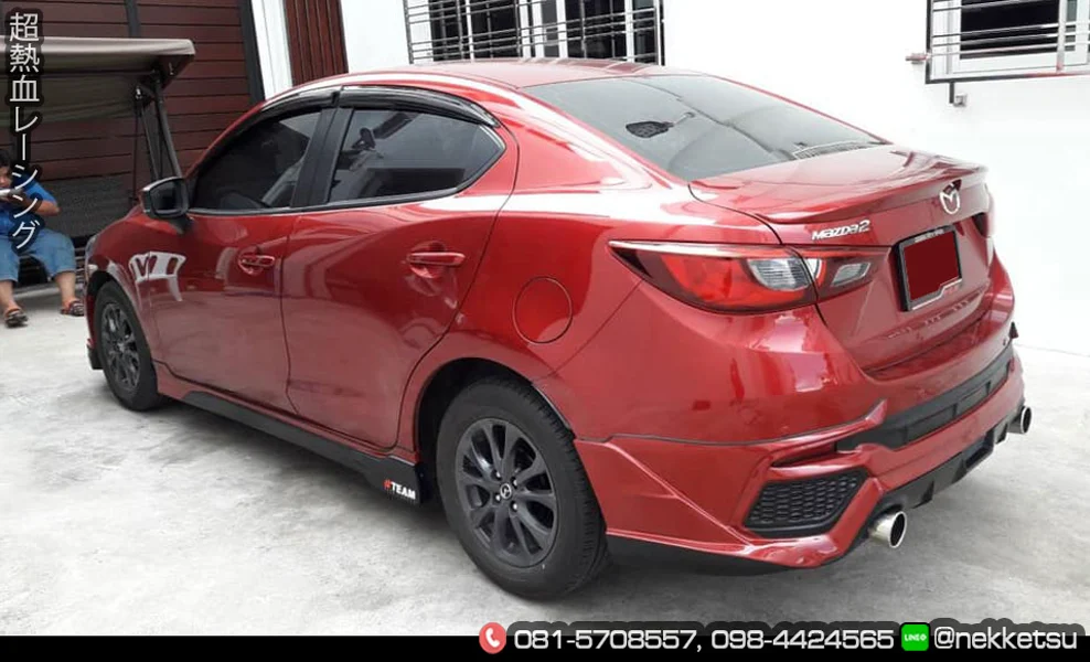 รูปชุดแต่ง ชุดแต่ง Mazda Mazda2 2015 2018 skyactiv RedLine ภาพที่ 6