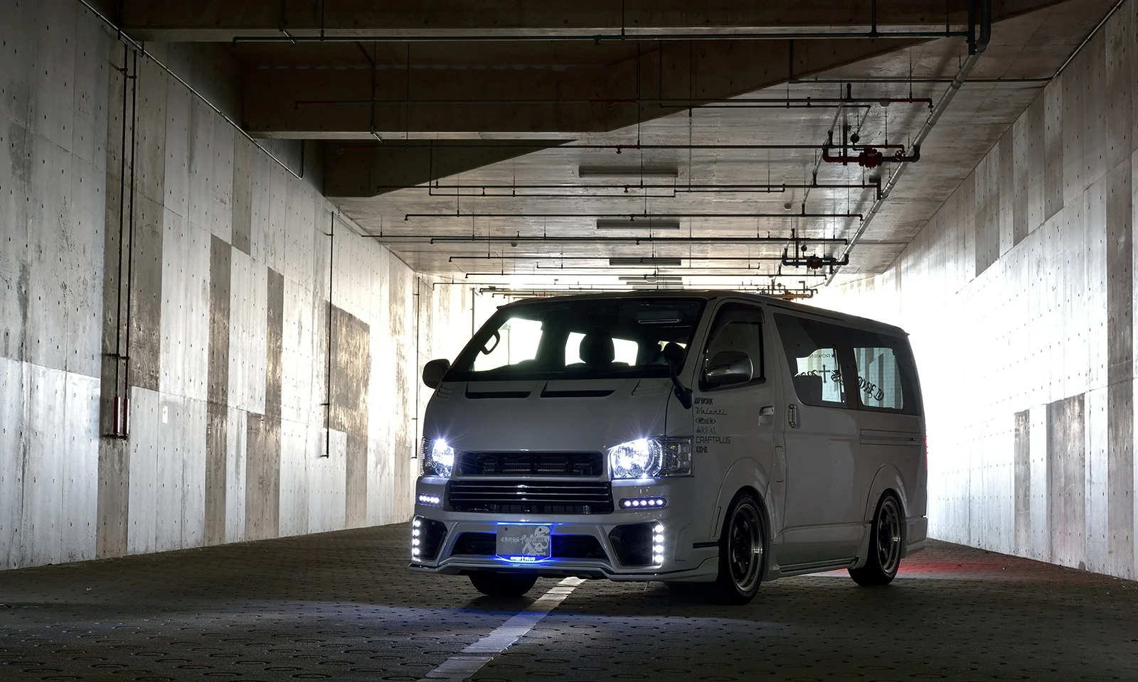 ชุดแต่ง TOYOTA 200HIACE 4 5 6 Bumper type KDH/TRH20# 2013.12~Rowen Japan ภาพ 1