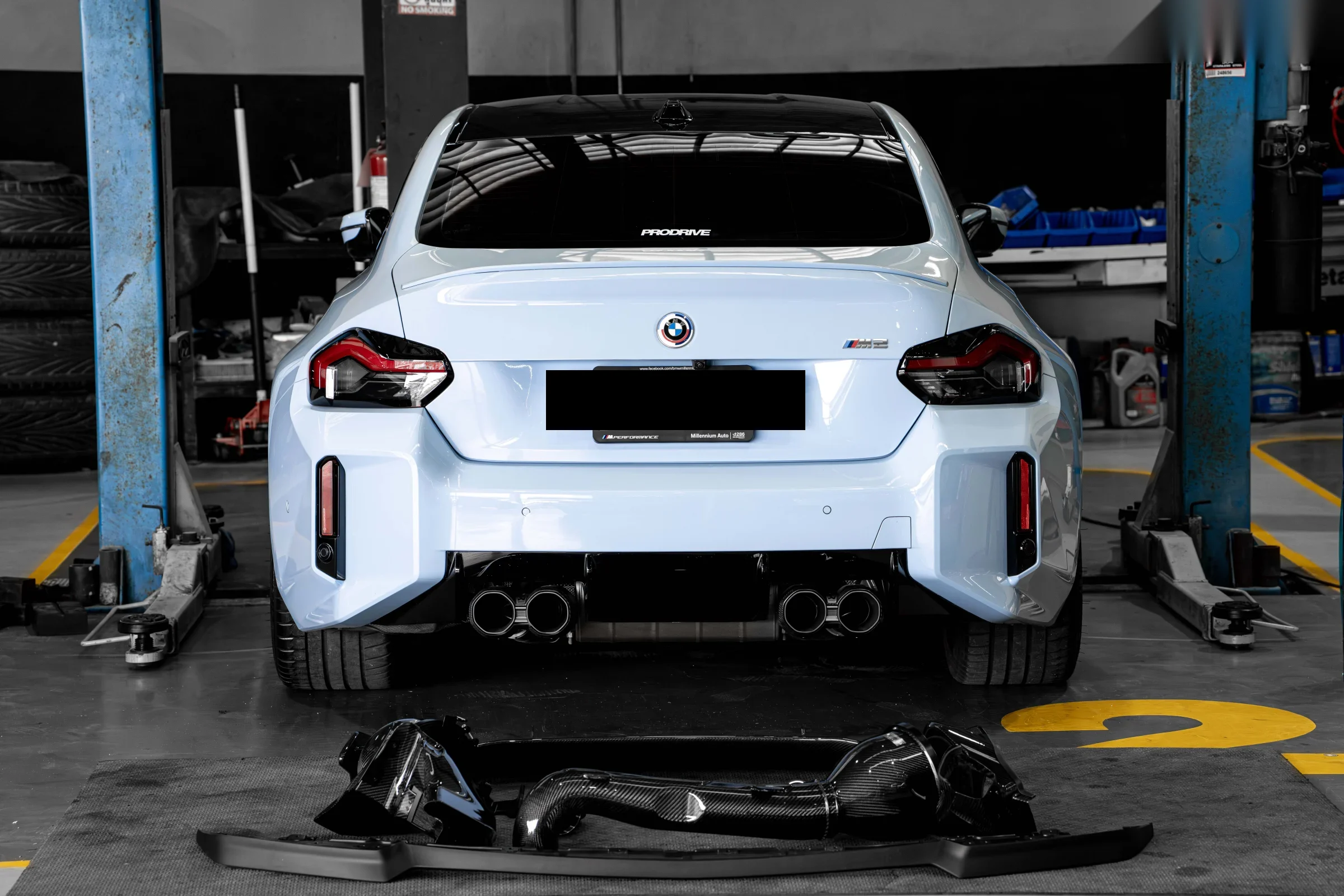 ชุดแต่ง BMW M2 (F87) BMW M2 G87 x Akrapovič x Eventuri x M2 CS สปอยเลอร์หน้า Prodrive Shop ภาพ 18