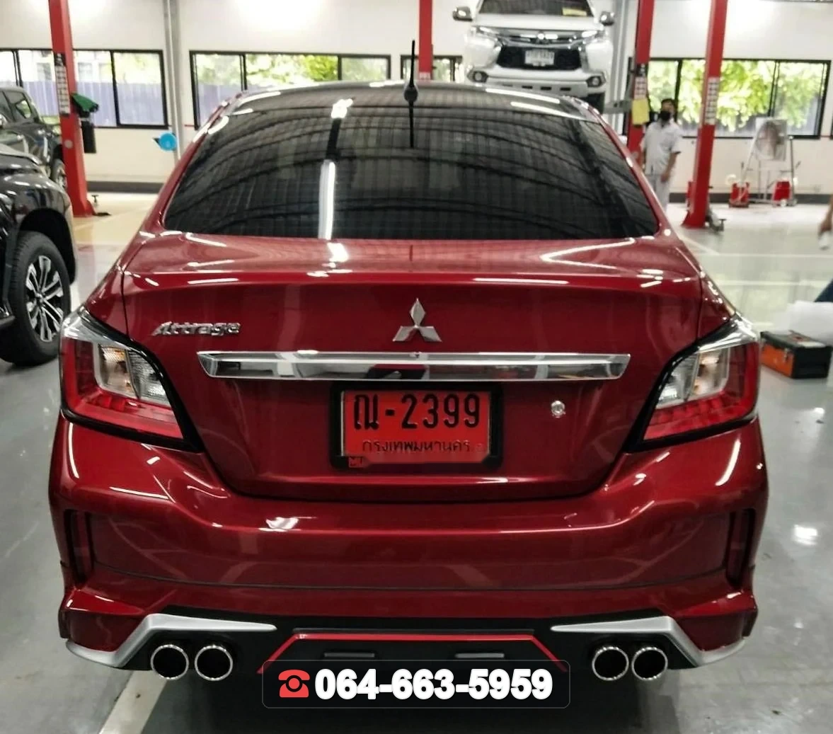 ชุดแต่ง MITSUBISHI Attrage 2020 V.1 No.DAY RiderM ภาพ 6