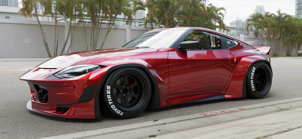 คานาร์ดหน้า (ชิ้นแยก) - V1.0 NISSAN 400Z [RZ34] Pandem ภาพสินค้าที่เลือก