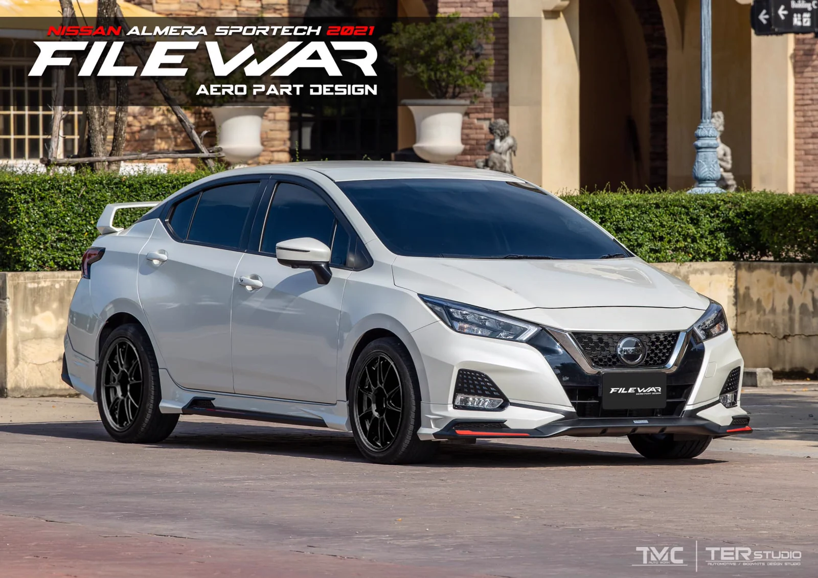 รูปชุดแต่ง ชุดแต่ง Nissan Almera 2019 2022 FileWar ภาพที่ 5