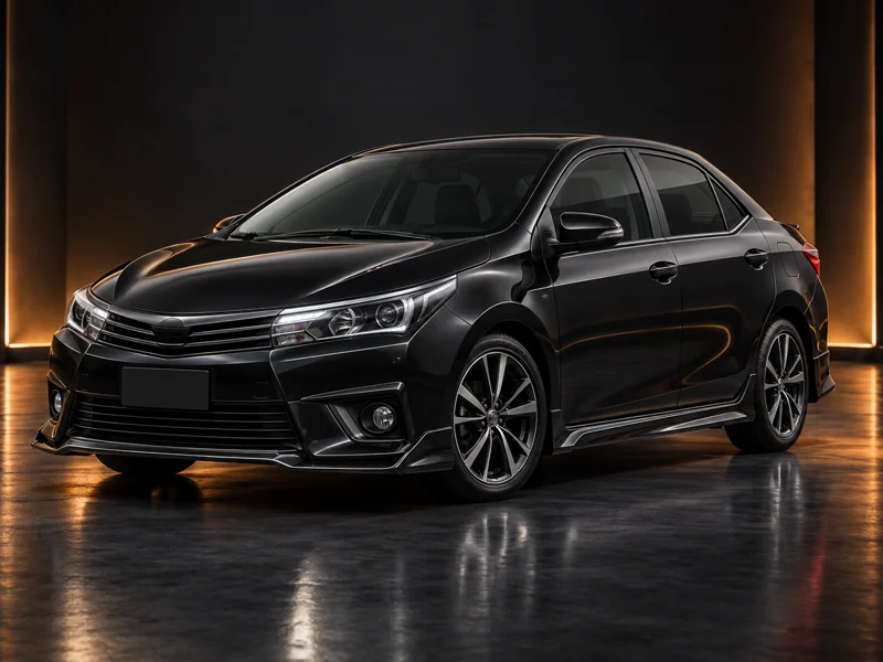ภาพจำลองชุดแต่ง ชุดแต่ง Toyota Altis 2014 2018 SLimited มุมด้านหน้า สำหรับการนำเสนอ