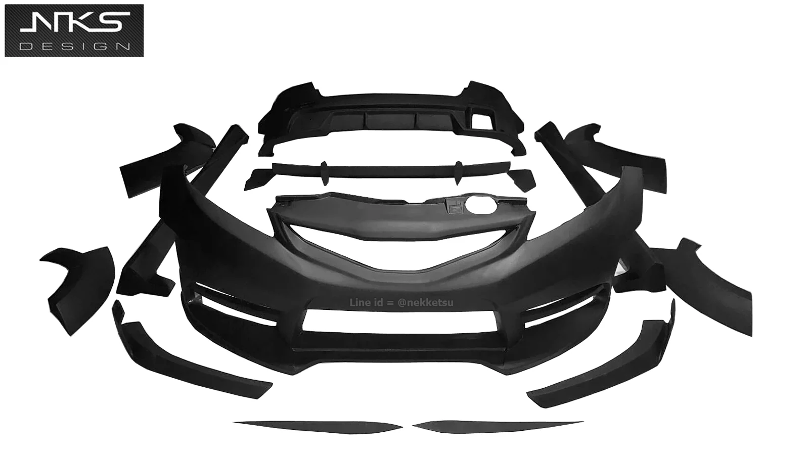 รูปชุดแต่ง ชุดแต่ง Honda Jazz GE 2008 2013 Wide Body V.1 ภาพที่ 8