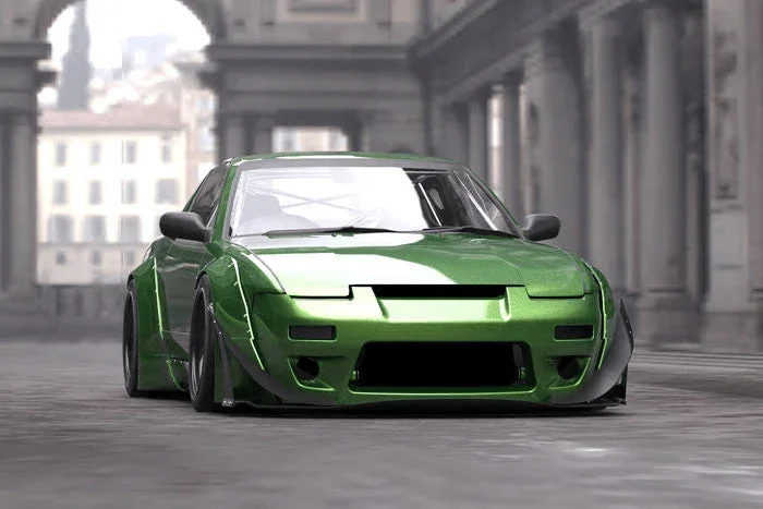 คานาร์ดหน้า (ชิ้นแยก) - V2.0 NISSAN 180SX / 240SX [RPS13] Rocket Bunny Racing ภาพสินค้าที่เลือก