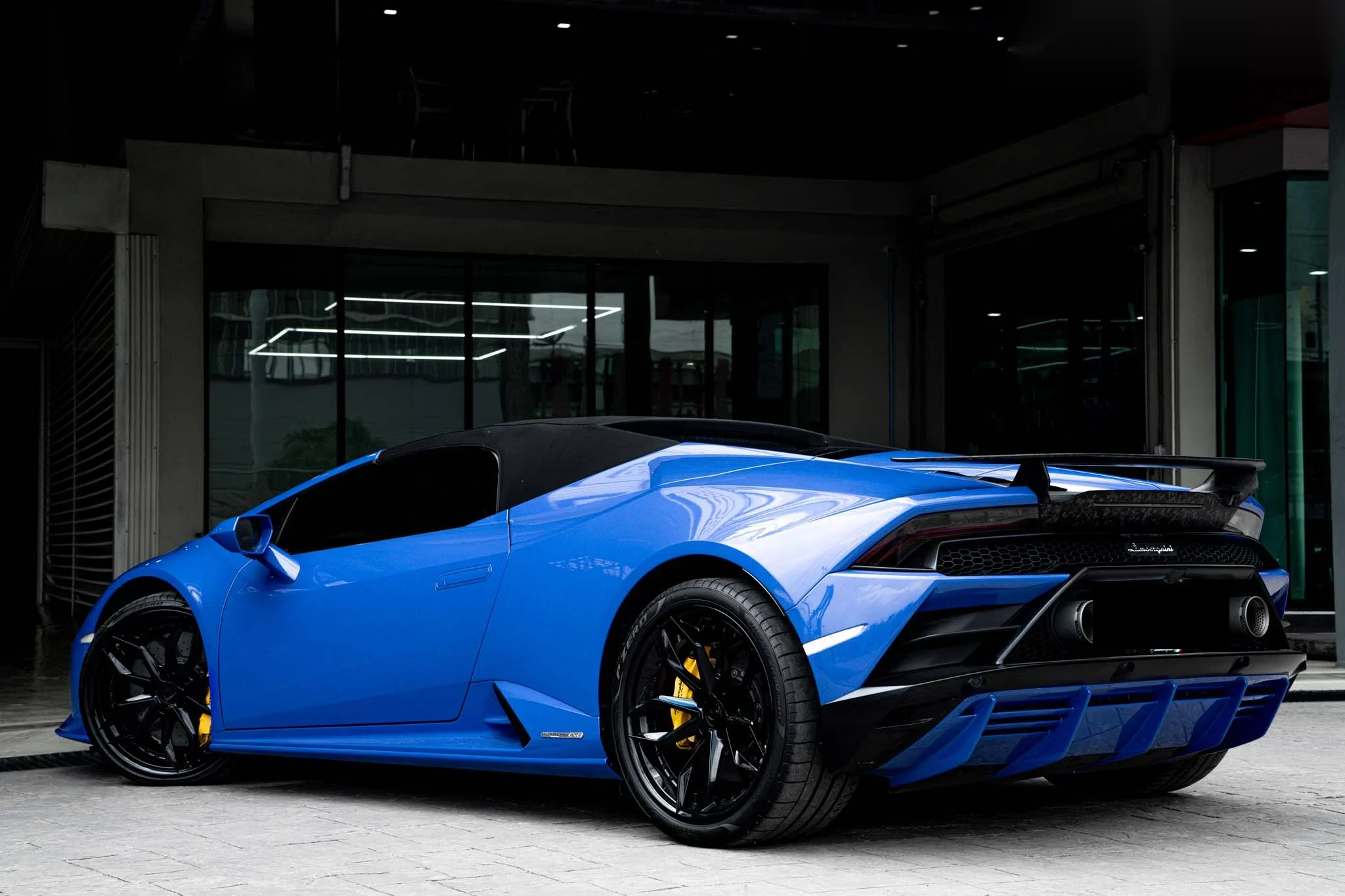 ชุดแต่ง LAMBORGHINI EVO Lamborghini Huracan EVO Spyder x คาร์บอน Wing Prodrive Shop ภาพ 3