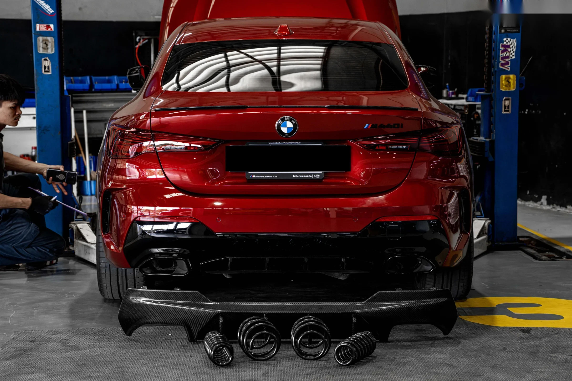 ชุดแต่ง BMW G22 BMW G22 M440i x Future Design ดิฟฟิวเซอร์ x Eibach Lowering Sprngs Prodrive Shop ภาพ 11