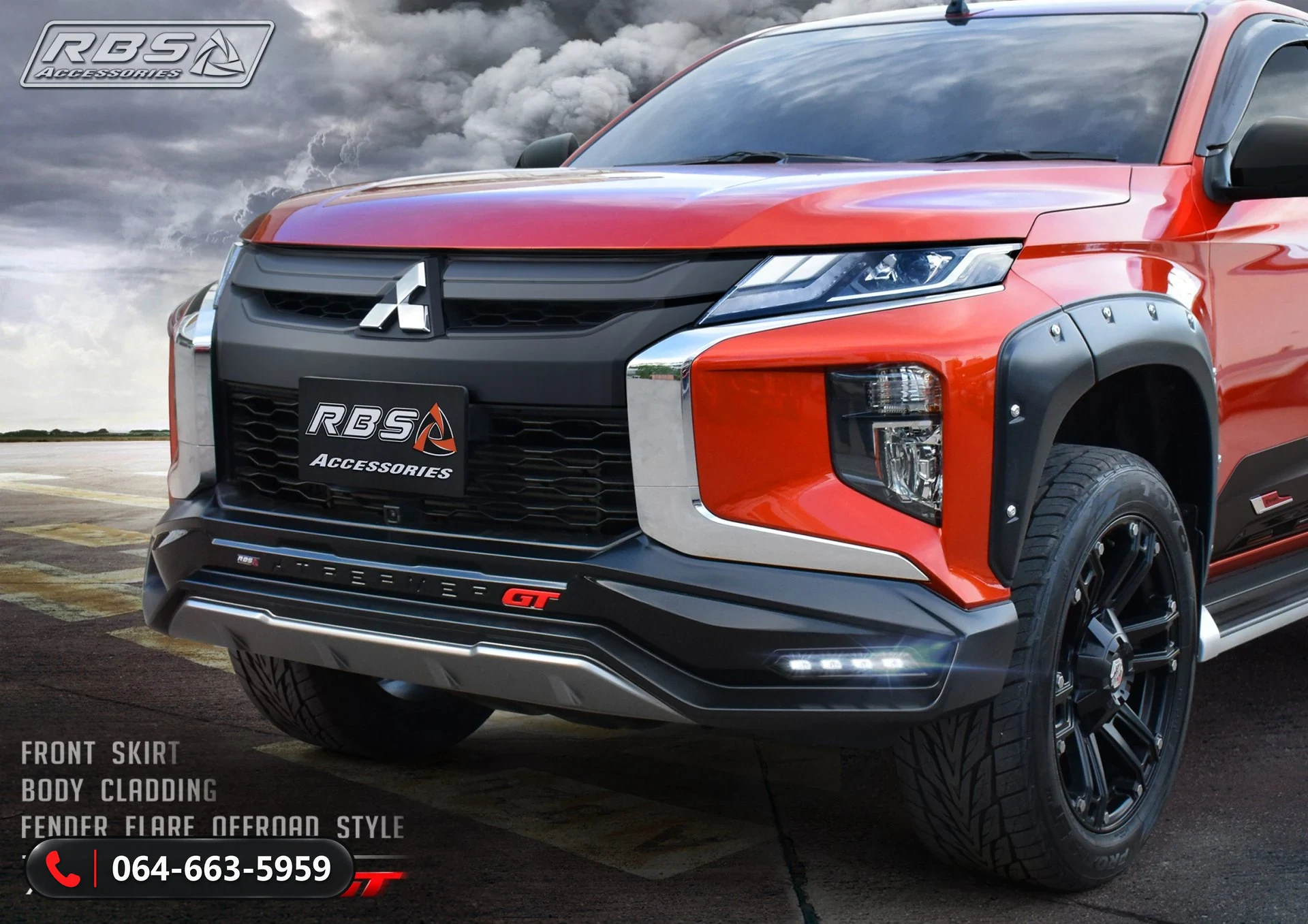 ชุดแต่ง MITSUBISHI TRITON 2019 4x4 RBS ภาพ 9