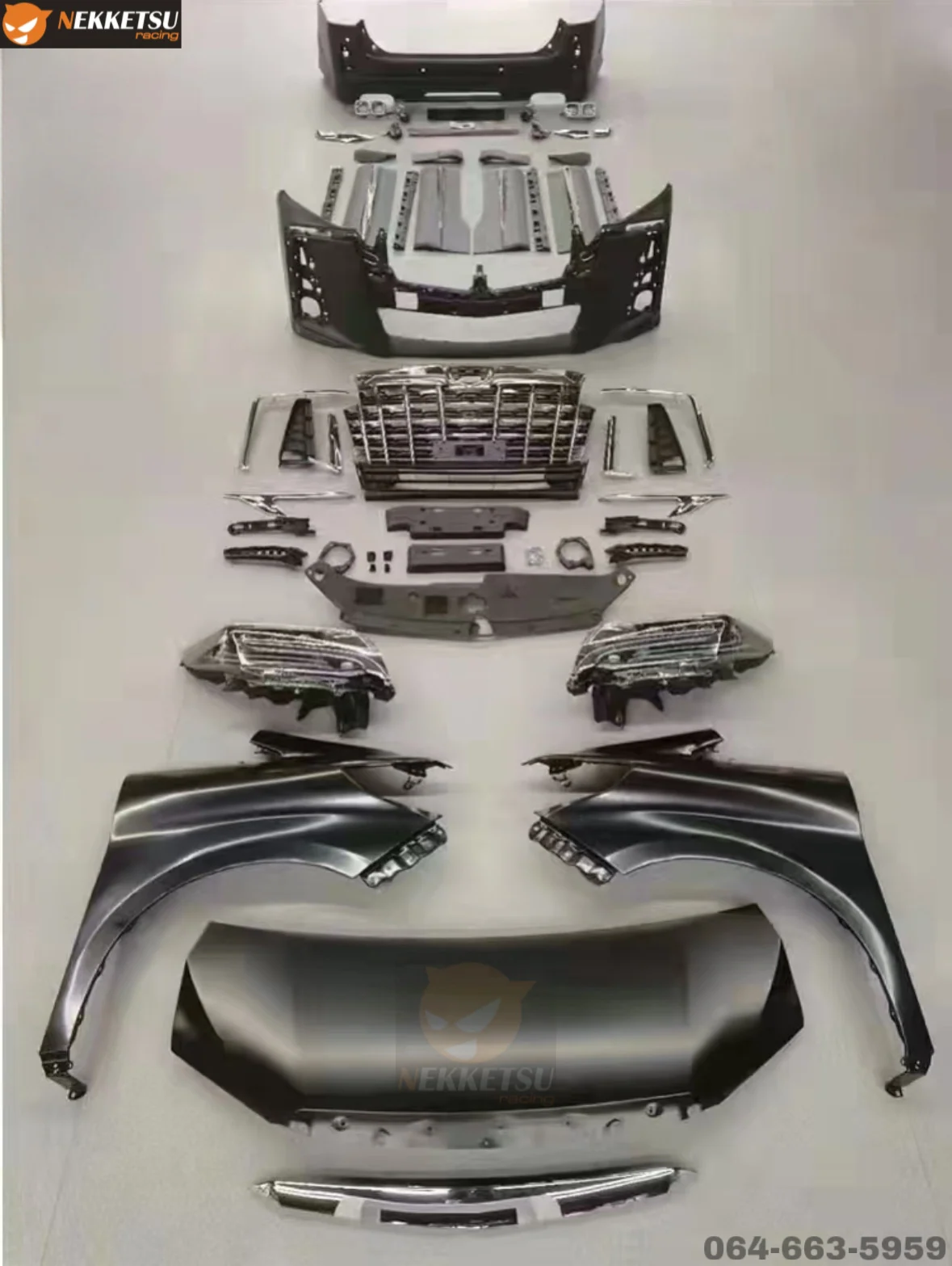 รูปชุดแต่ง ชุดแต่ง Toyota Vellfire20 2008 2010 หน้า Alphard G30 (Only Front) ภาพที่ 2