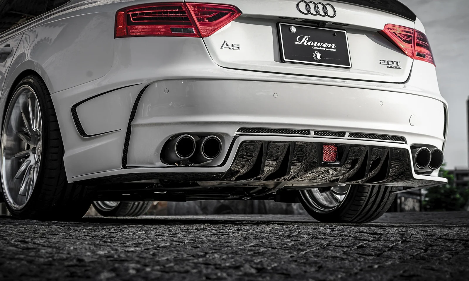 ชุดแต่ง Audi A5 SPORTBACK facelift Bumper type 8TCDNL 2012.01~2017.4 Rowen Japan ภาพ 6