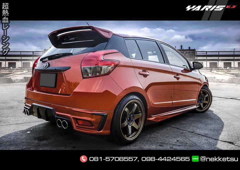 รูปชุดแต่ง ชุดแต่ง Toyota Yaris 14 16 RedLine ภาพที่ 4