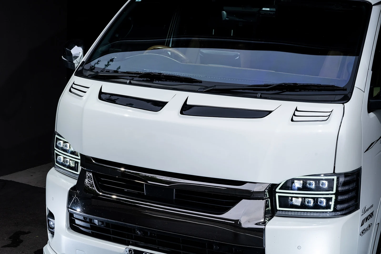 ชุดแต่ง TOYOTA 200HIACE Wide 4 /5 /6 /7 MODEL GDH/KDH/TRH211 2013.12~Rowen Japan ภาพ 4