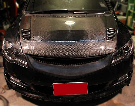 ฝากระโปรงหน้า Civic FD ทรง Mugen RR Carbon แท้ — ภาพรายละเอียดสินค้า 1