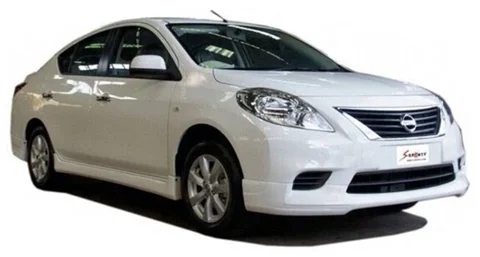 ชุดแต่ง ALMERA 2015 – S2 ภาพรถเต็มคันมุมหน้าจากต้นทาง S-Sporty