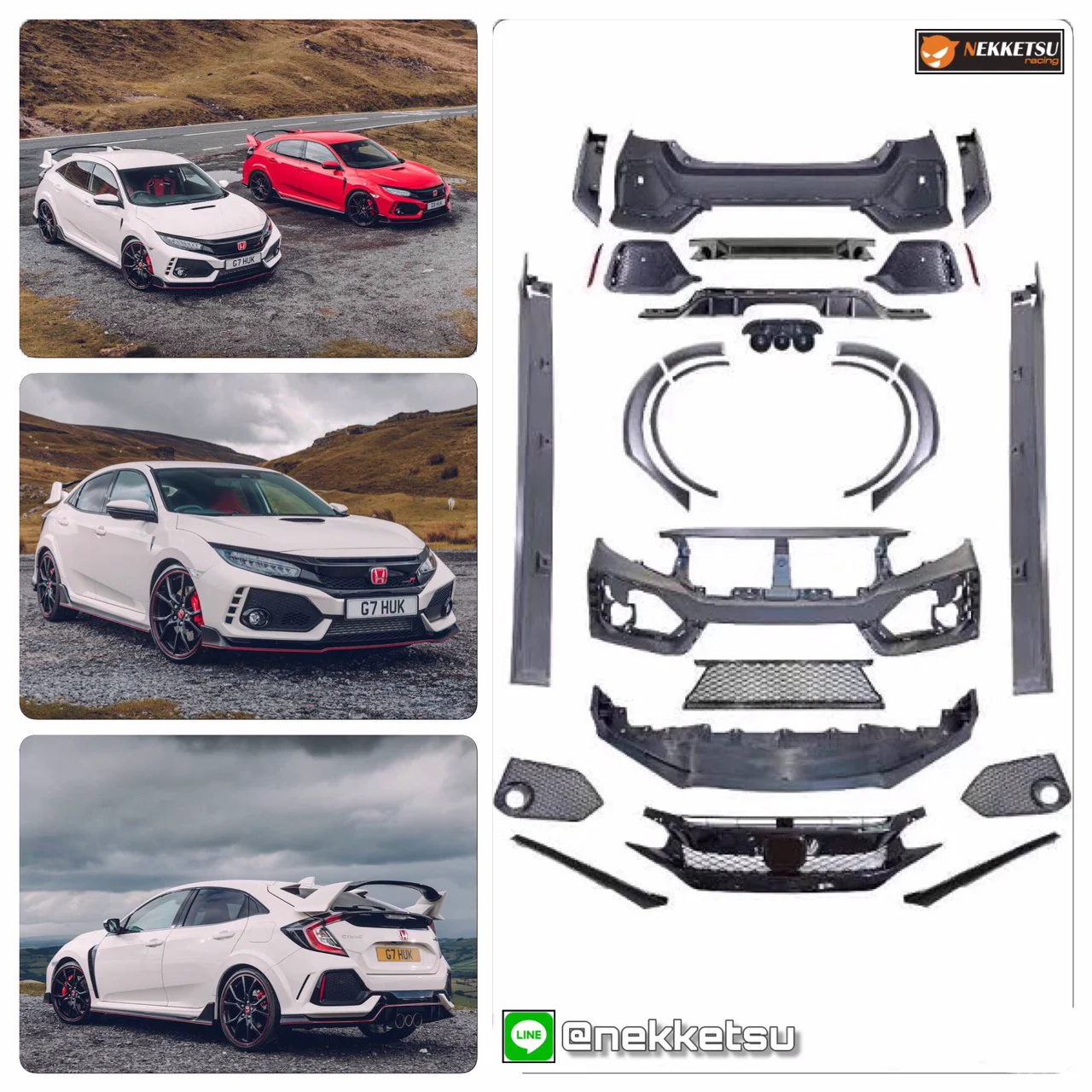รูปชุดแต่ง ชุดแต่ง Honda Civic FC 16 21 Type R HK Full ภาพที่ 11
