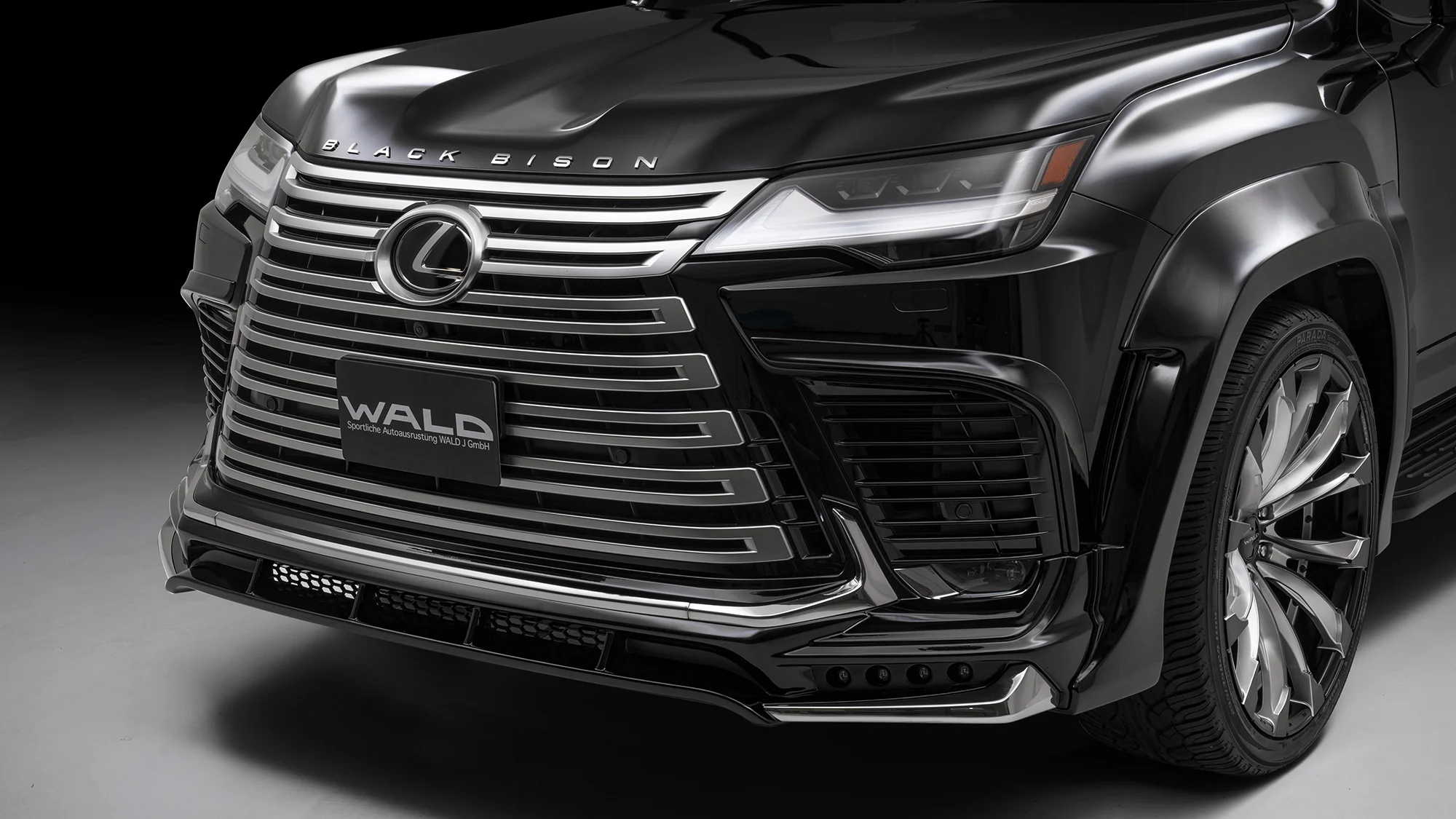 ชุดแต่ง LEXUS LX600/700h WALD Japan สปอร์ตไลน์ แบล็กไบซัน เอดิชัน ภาพ 13