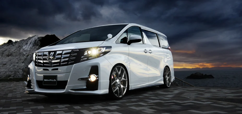 ชุดแต่ง TOYOTA ALPHARD S/SA/SR WALD Japan สปอร์ตไลน์ HALF TYPE ภาพ 12