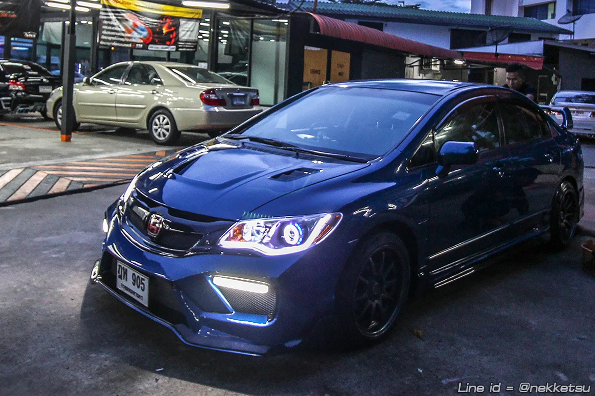 รูปชุดแต่ง ชุดแต่ง Honda Civic FD 06 11 Type X ธรรมดา ภาพที่ 19
