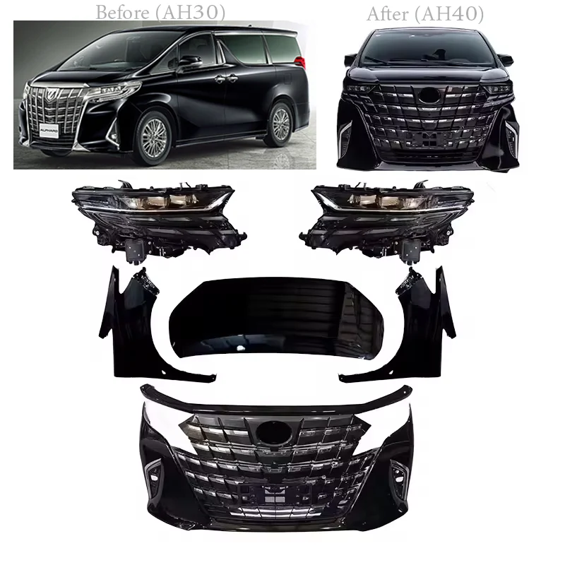 รูปชุดแต่ง ชุดแต่ง TOYOTA Alphard AH30 2018 2021 แปลงหน้า A40 2025 ภาพที่ 20