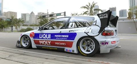 กันชนหลัง Under Spat (ชิ้นแยก) - V1.0 HONDA EG Civic Pandem ภาพสินค้า 1