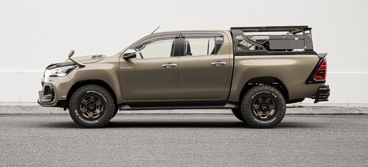 ชุดแต่ง TOYOTA HILUX WALD Japan สปอร์ตไลน์ แบล็กไบซัน เอดิชัน BUMPER TYPE ภาพ 11