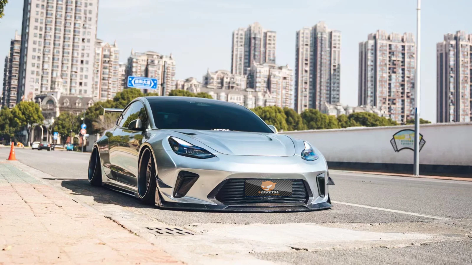 รูปชุดแต่ง ชุดแต่ง Tesla Model 3 widebody ภาพที่ 1