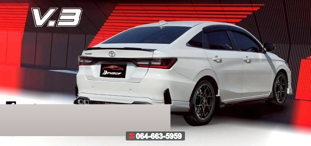 ชุดแต่ง TOYOTA Yaris Ativ 2025 V.3 RiderM ภาพ 3