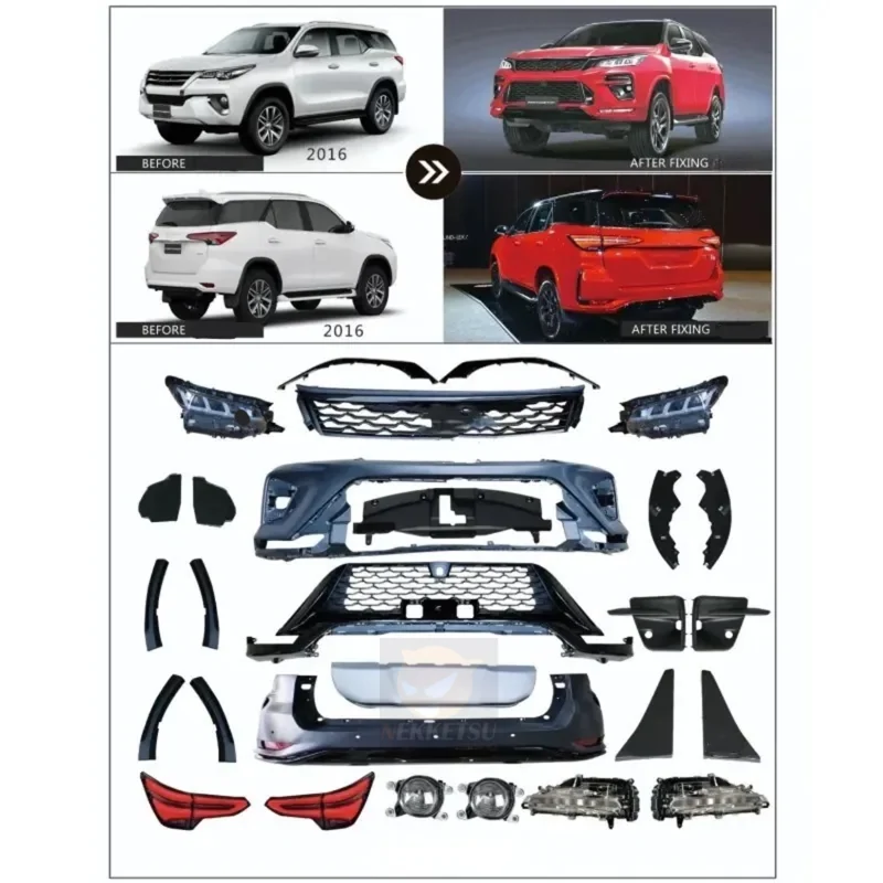รูปชุดแต่ง ชุดแต่ง Toyota Fortuner 2015 2019 เปลี่ยนหน้า GR 2024 Legender ภาพที่ 1
