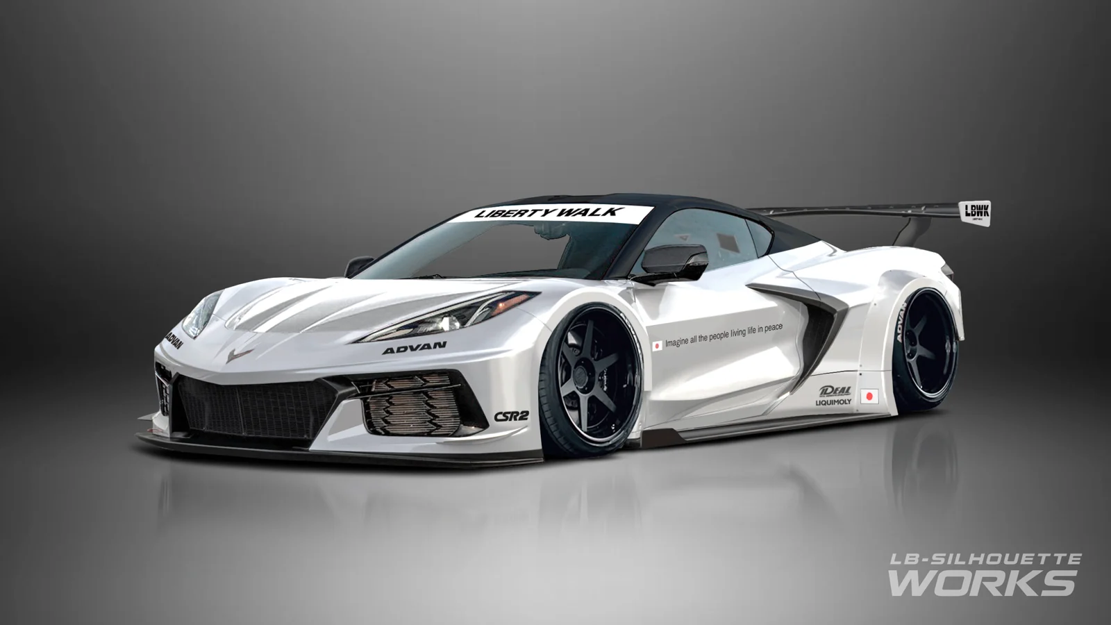 รูปชุดแต่ง ชุดแต่ง CHEVROLET CORVETTE LB WORK ภาพที่ 2