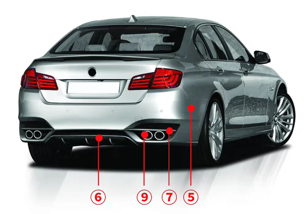 รูปชุดแต่ง ชุดแต่ง BMW Series5 F10 F11 2010 2017 LM Designs ภาพที่ 3